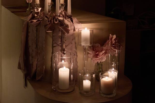 Decoración con velas