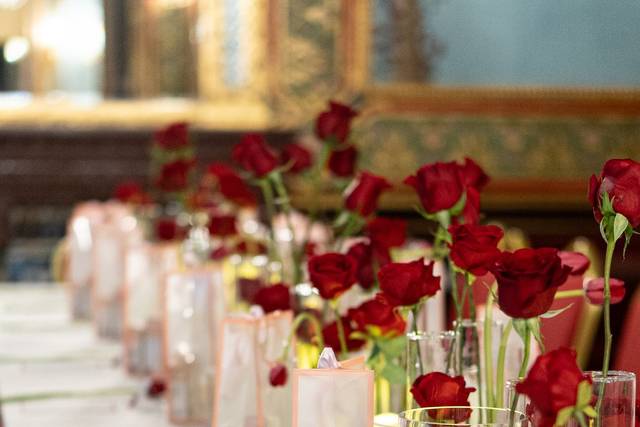 Mesa imperial San Valentín