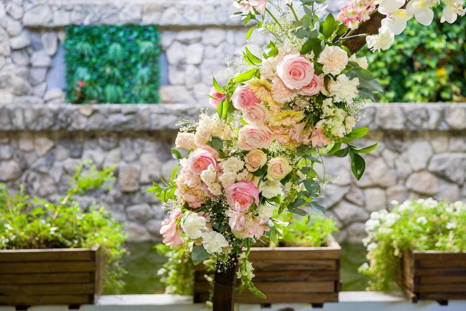 Decoración floral ceremonia
