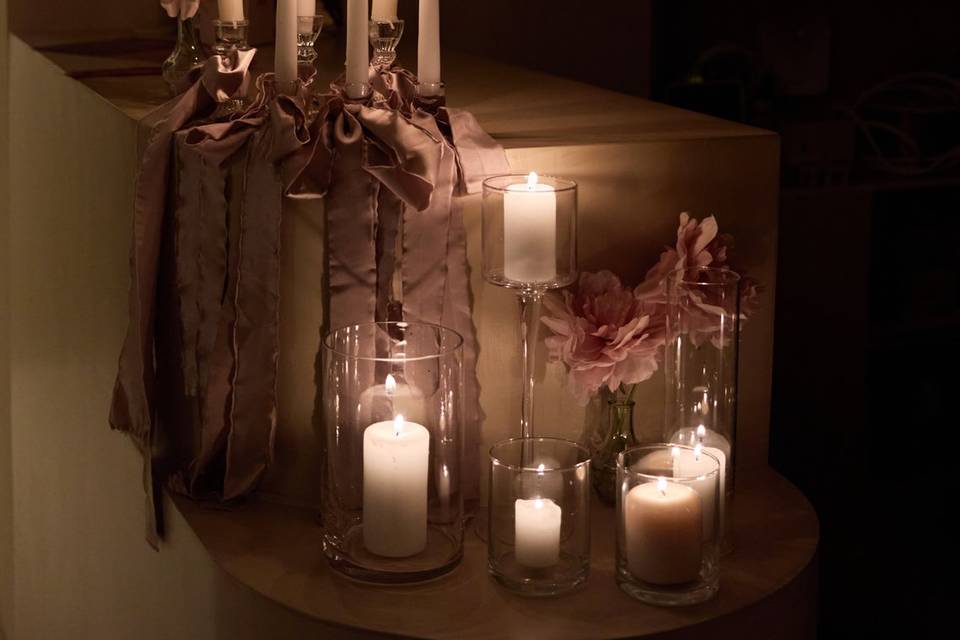 Decoración con velas