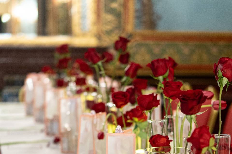 Mesa imperial San Valentín