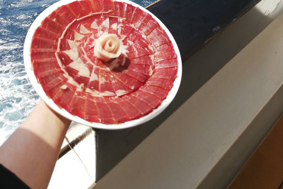 Jamón y mar