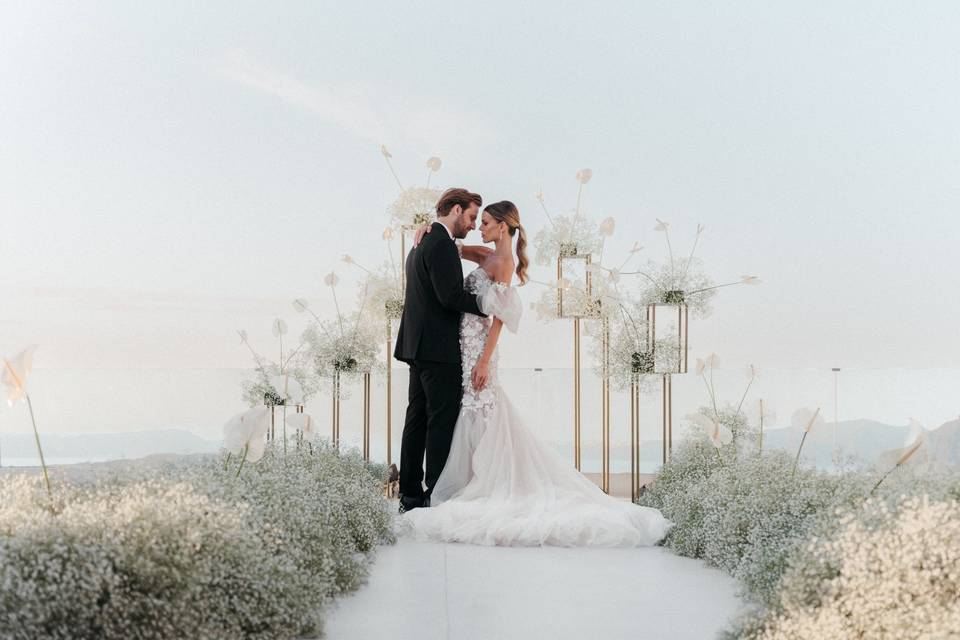 Wedding in Santorini