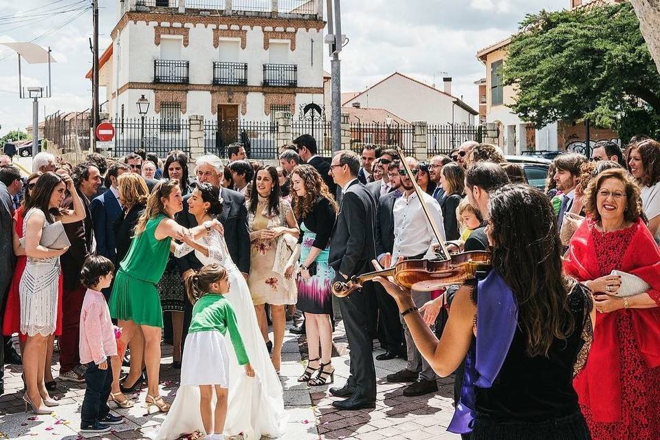 Violinista tocando