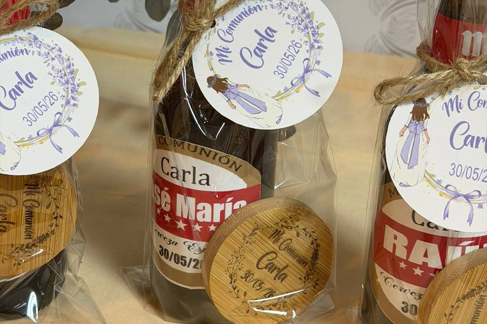 Cerveza personalizada con abri