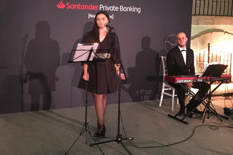 Tocando para banco Santander