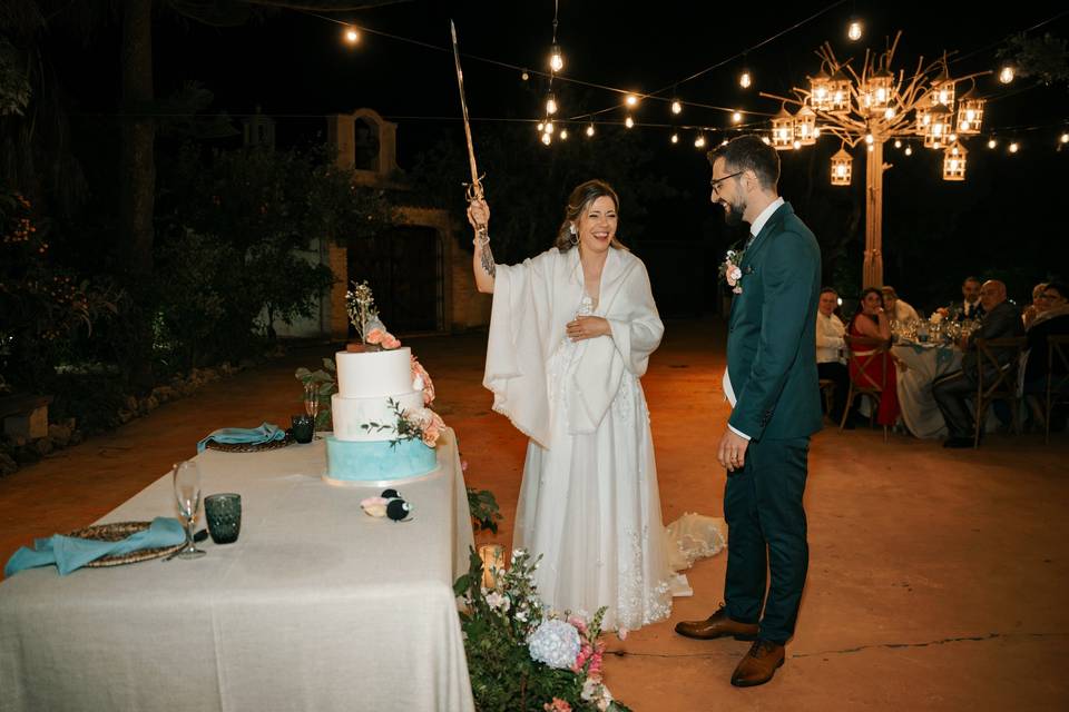 Corte de tarta