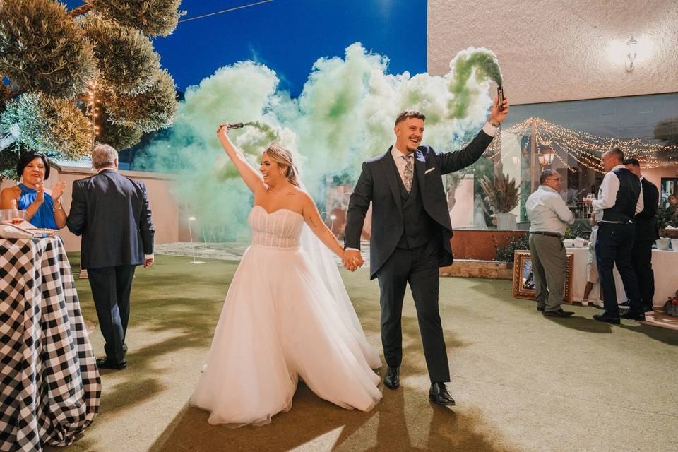 Entrada a copa de bienvenida