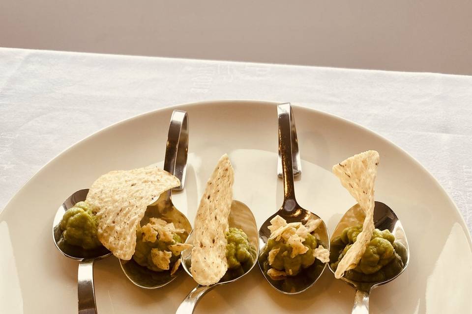 Cucharita de guacamole