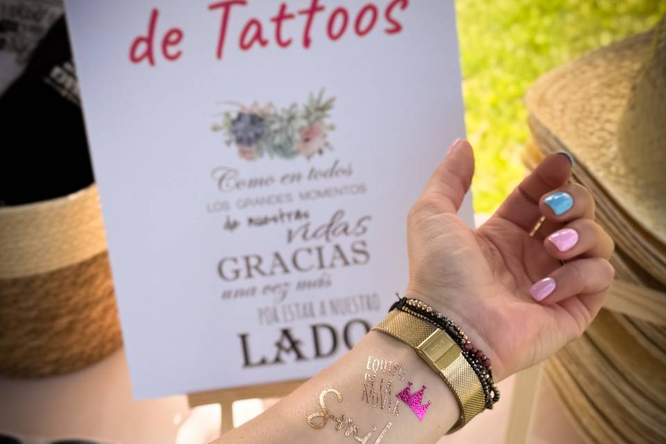 Tatuajes Temporales Boda