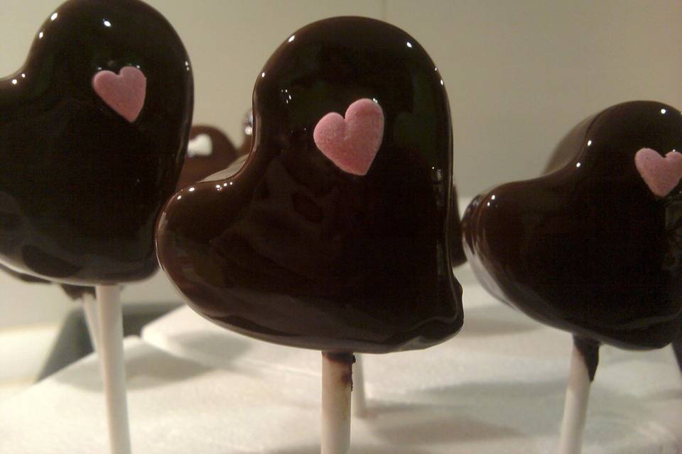 Cake pops chocolate