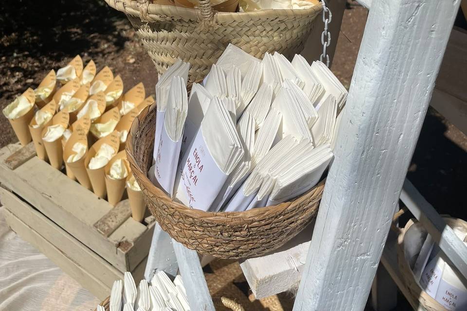 Rincón pétalos personalizado
