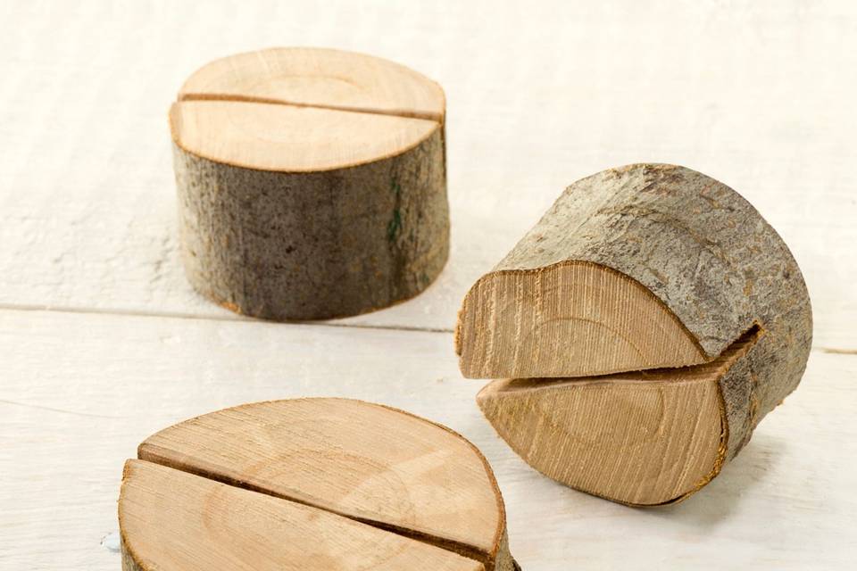 Meseros tronco madera