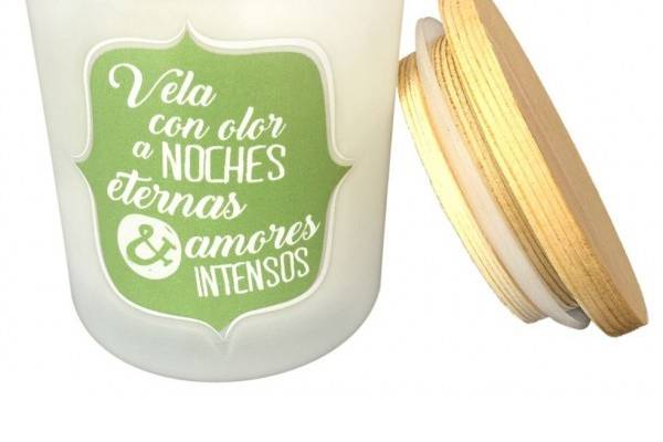 Vela aromática mensaje surtido