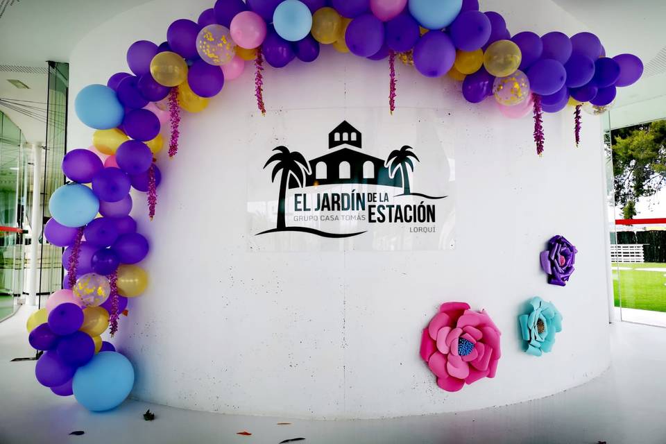 Decoración con globos