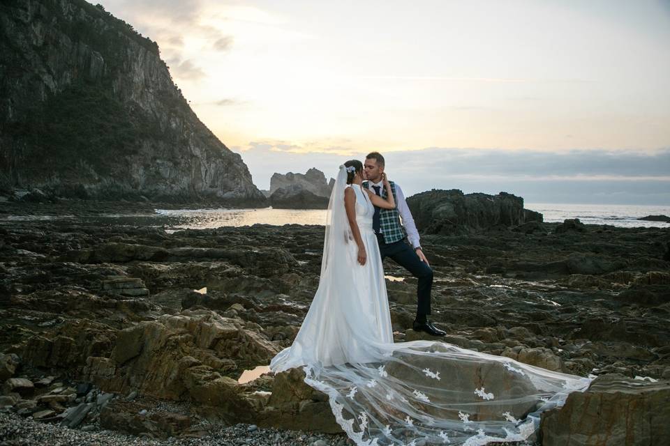 Postboda en la playa