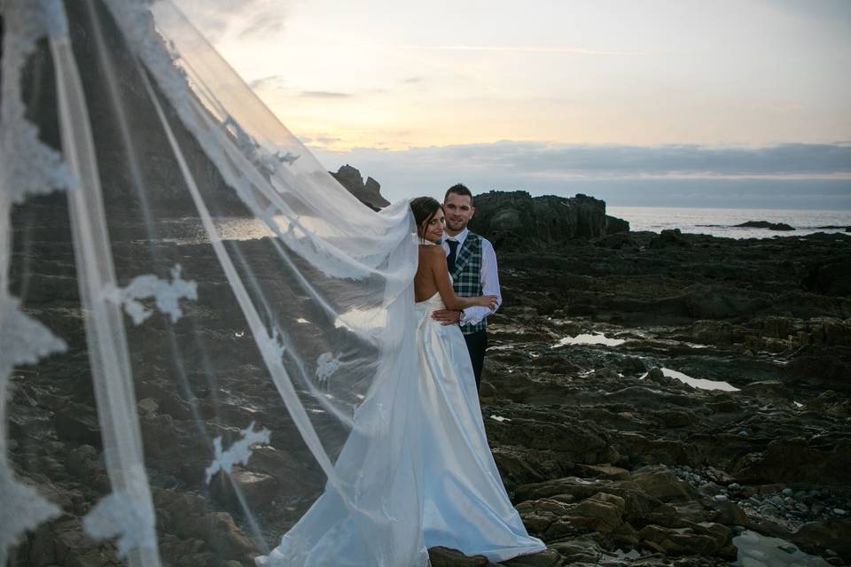 Postboda en la playa