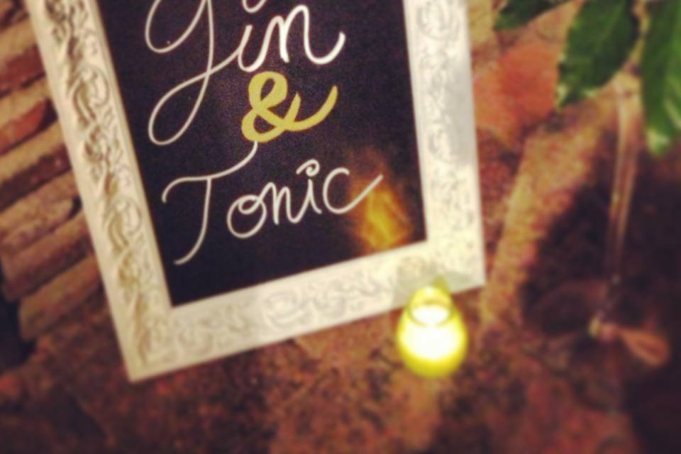 Barra de de gin tonics rústica