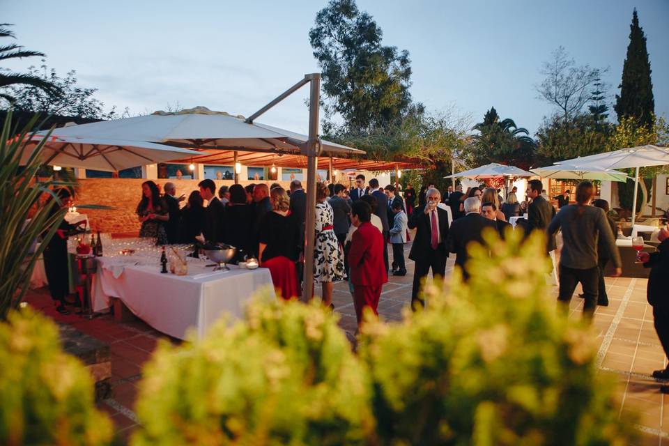 Ceremonia en el jardín