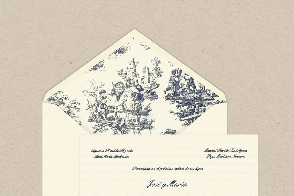 2. Invitación Toile Córdoba