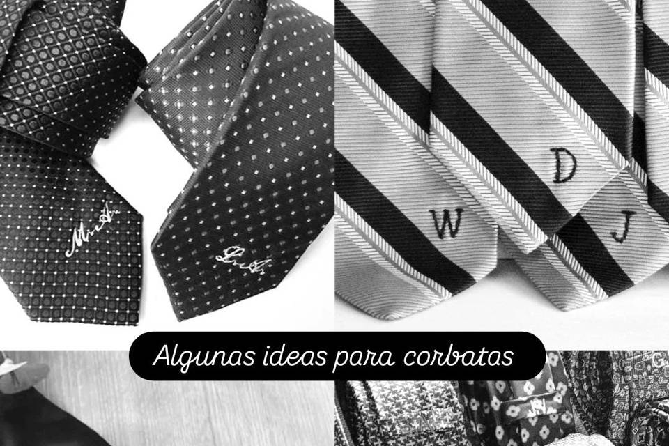 Ideas bordado de corbatas