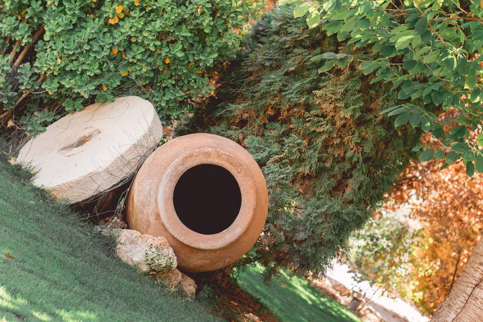 Jardines en la peña del agua