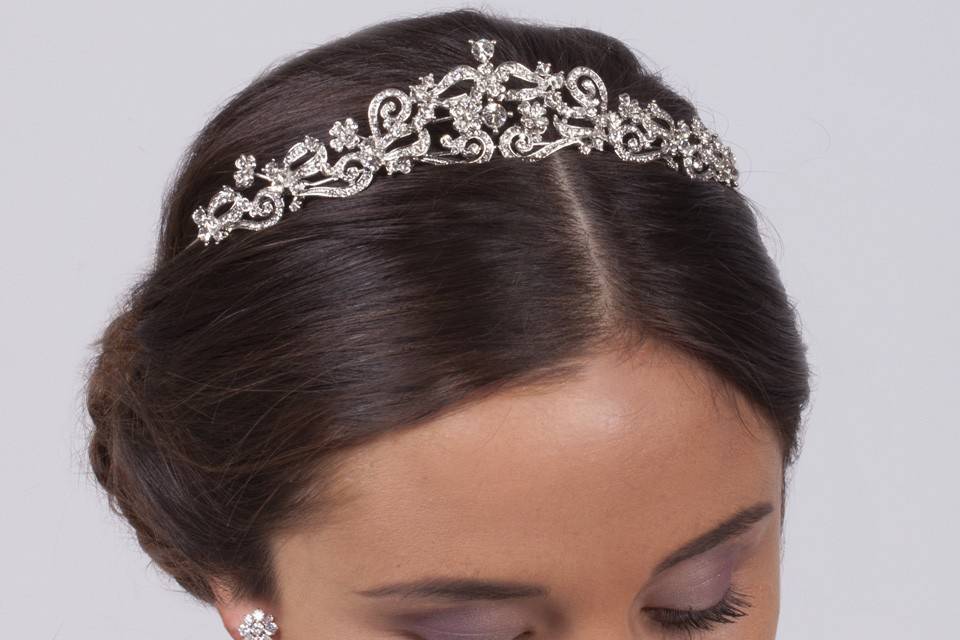 Tiara para novia y fiesta