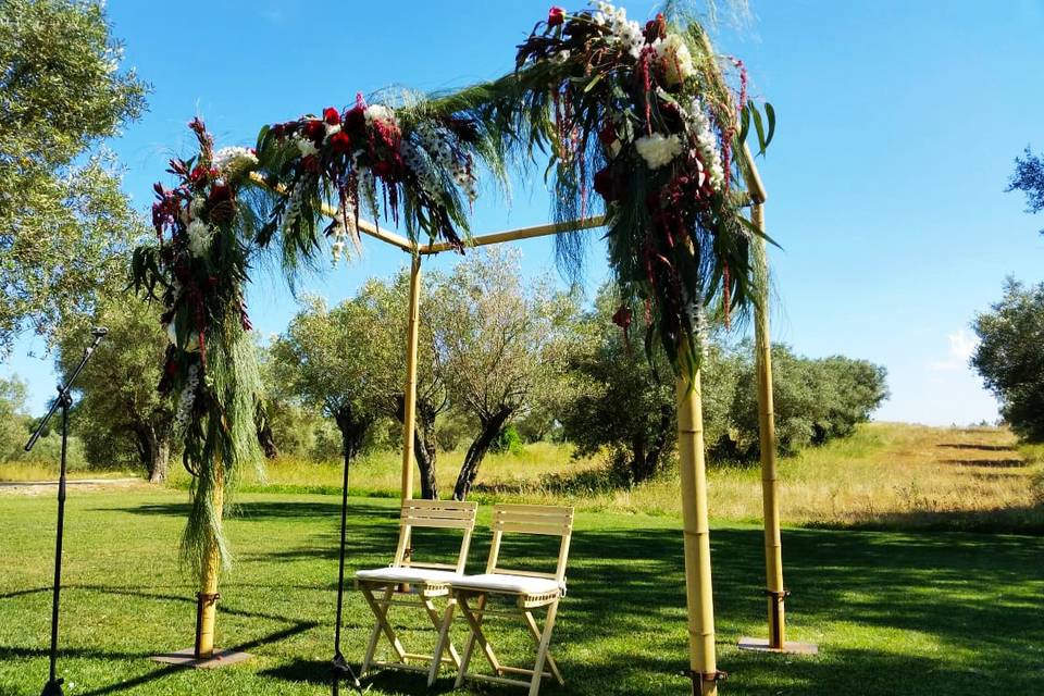 Arco para la ceremonia