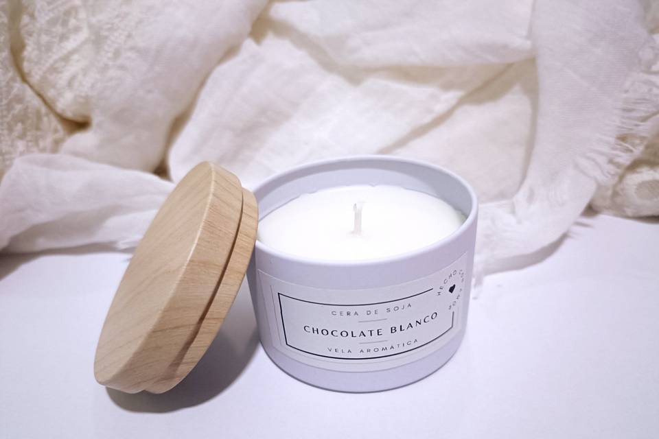 Vela aromática Chocolate Blanc