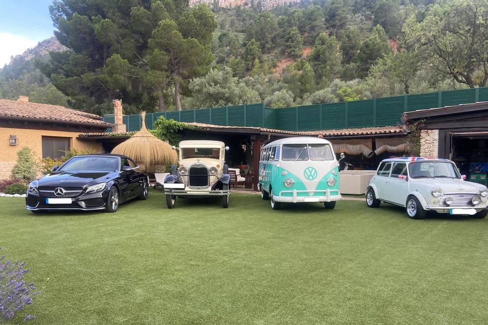 Exposición de coches para eventos