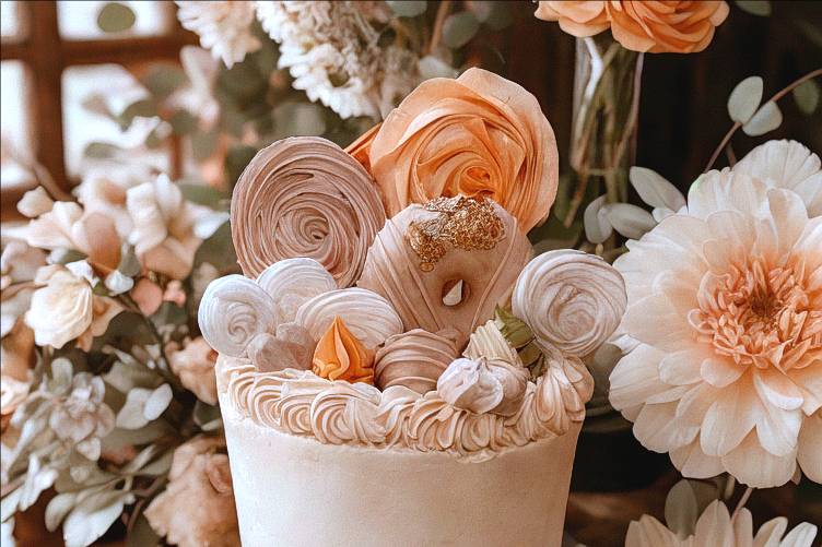 Pastel de Boda + Mesa Floral