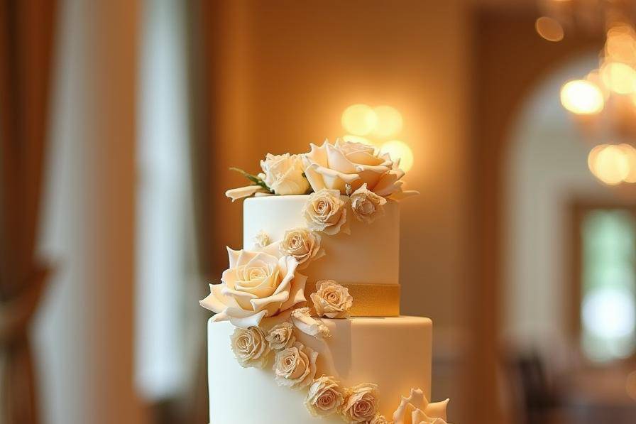 Pastel de Boda - Golden Cake