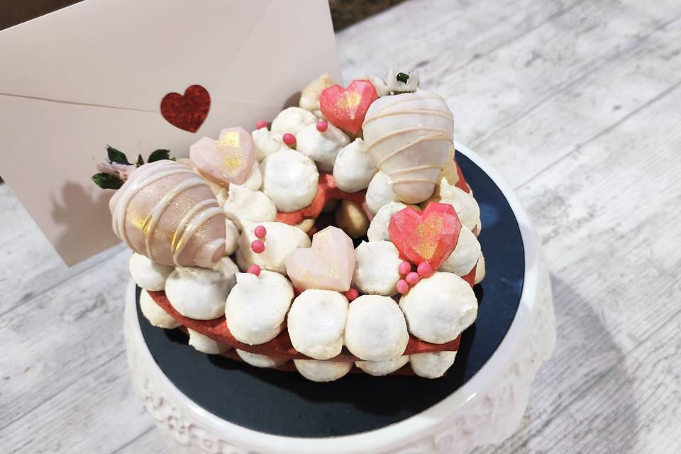 Corazón - Galleta Red Velvet