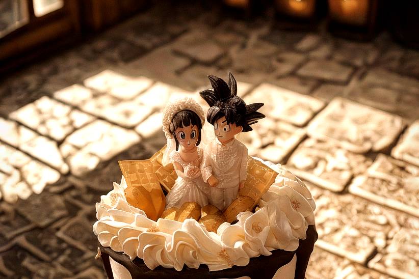 Pastel de Boda - Dragonball