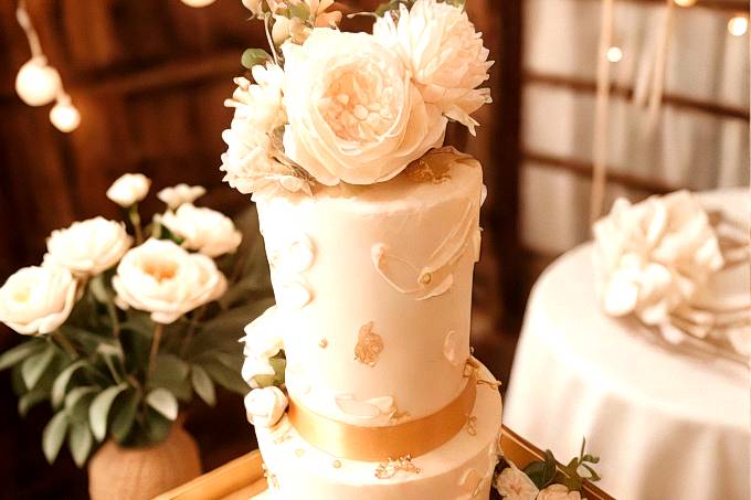 Pastel de boda - 2 Plantas