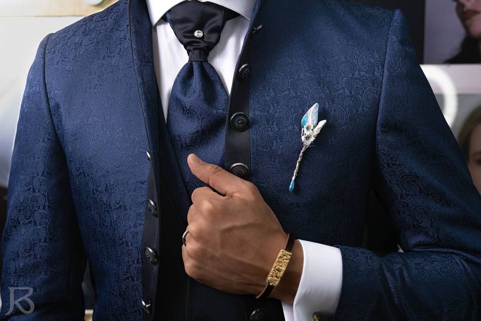 Novios con elegancia