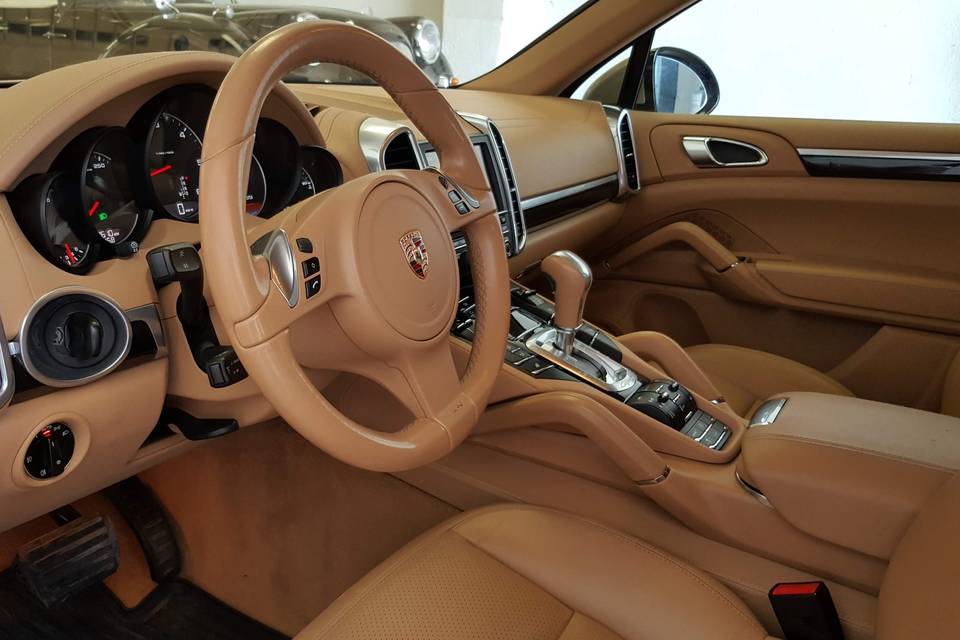 Interior del porsche