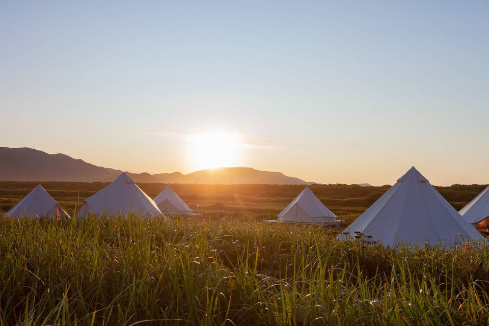 Acampadas en la naturaleza