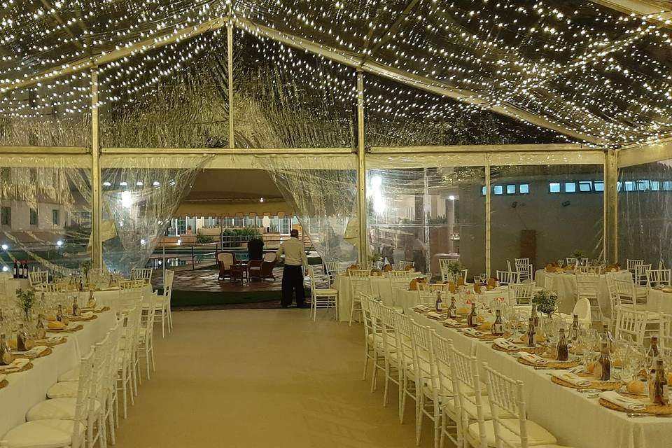 Bodas exteriores en carpas