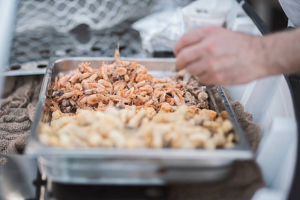 Mesa de mariscos