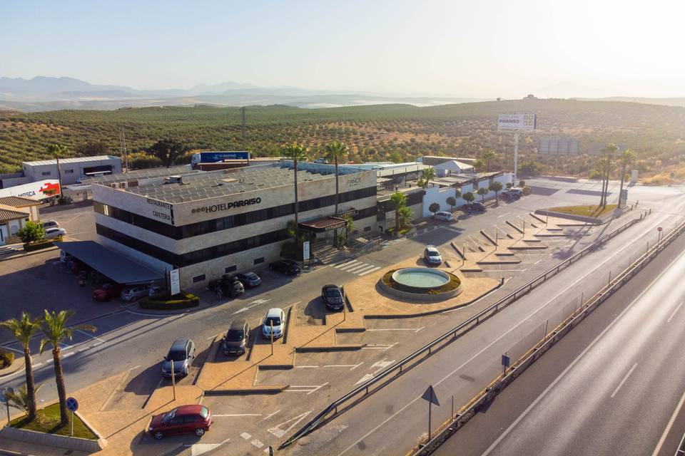 Hotel paraíso vista aérea