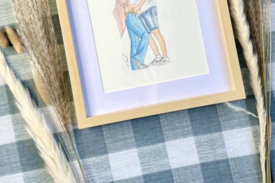 Acuarela personalizada