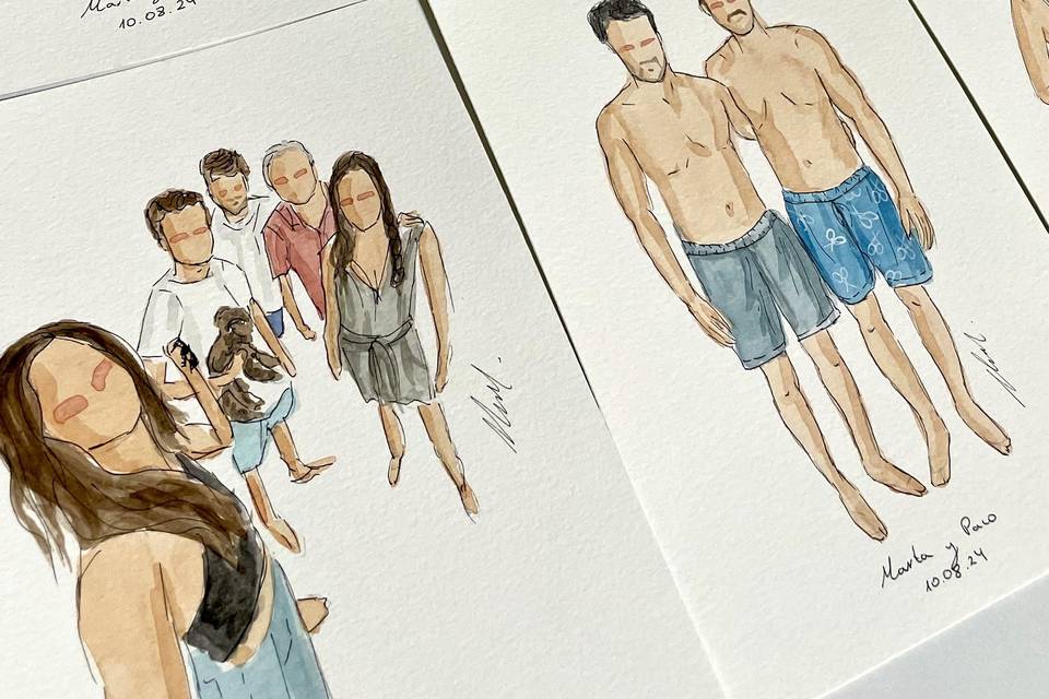 Acuarelas Live Art