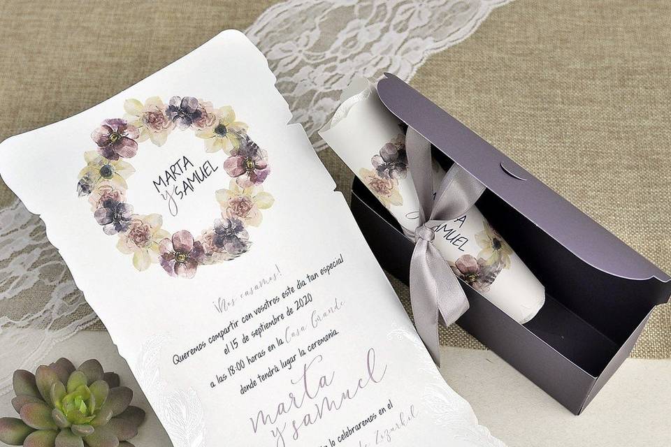 Invitación floral