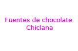Fuentes de chocolate Chiclana