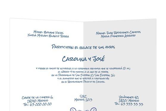 Invitación clásica