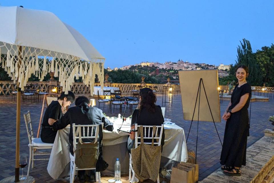 Pintando con vistas a Toledo