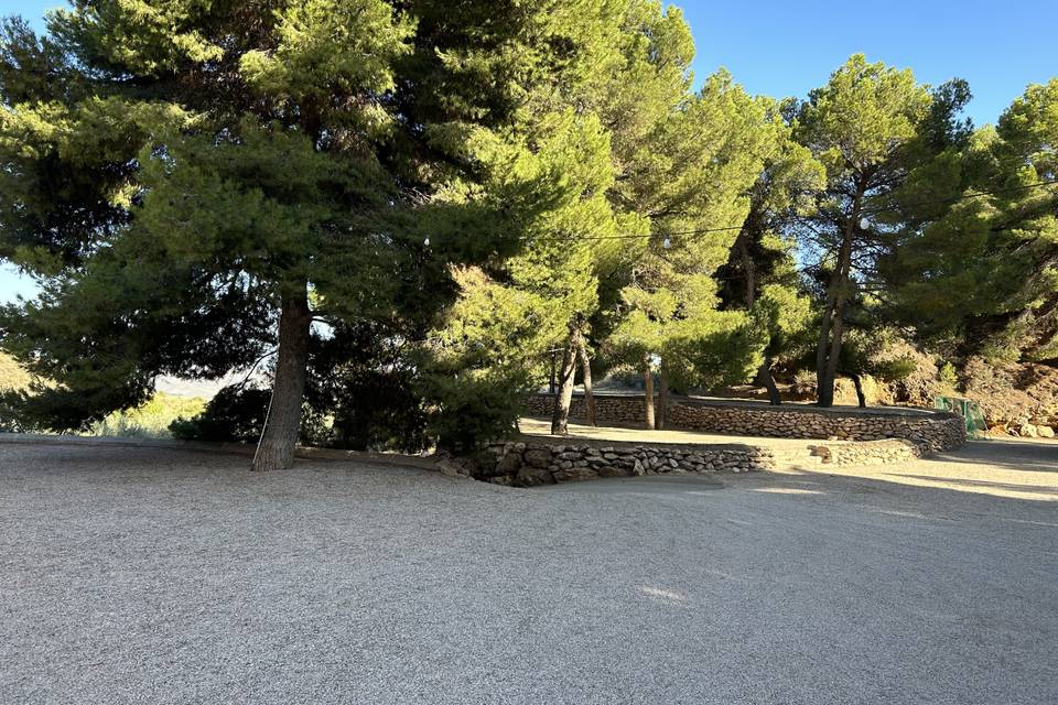 Jardín de Zona 2: Restaurante.