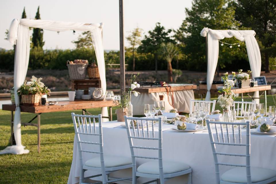 Boda en el exterior