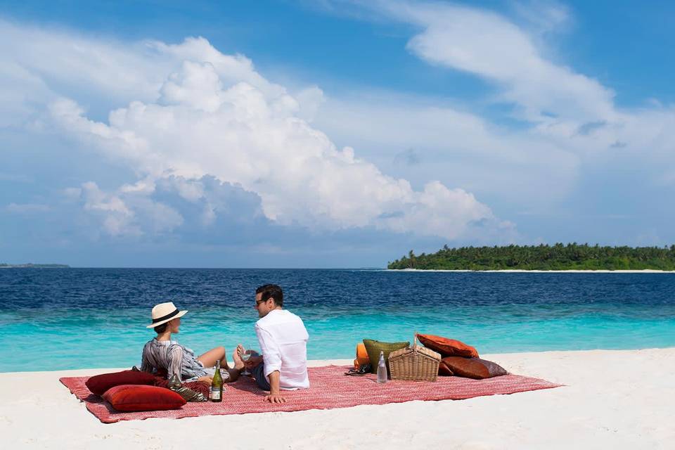 Maldivas, picnic privado